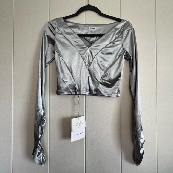 Danielle Laraque Stella Stretch Low Rise Pants + Long Sleeve Top Set BNWT Small - Picture 5 of 16